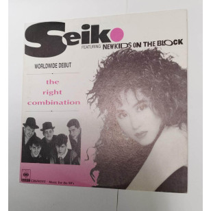 Seiko Matsuda 松田聖子 The Right Combination 1990 Hong Kong Promo 12" Single Vinyl LP ( Featuring  Donnie Wahlberg, New Kids On The Block ) ***READY TO SHIP from Hong Kong***